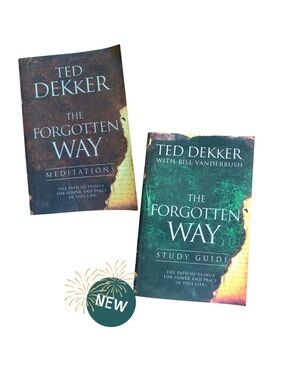 Ted Dekker Forgotten Way Meditations + Study Guide Bundle Christian Devotional
